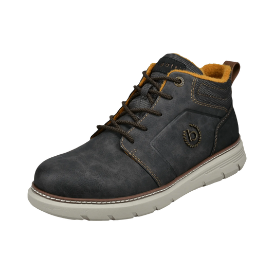 Lightweight Palau Lace Up Brown Boot with side zip