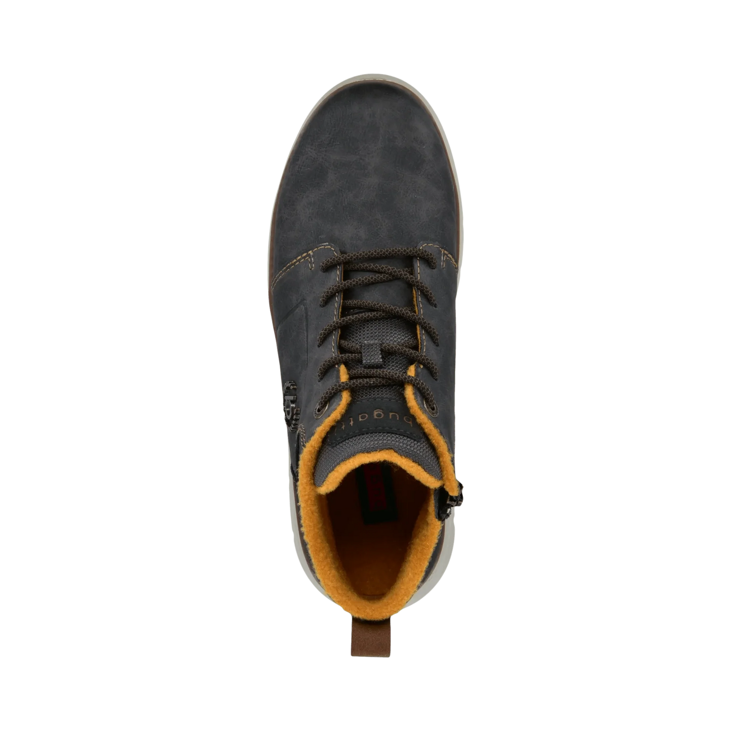 Lightweight Palau Lace Up Brown Boot with side zip