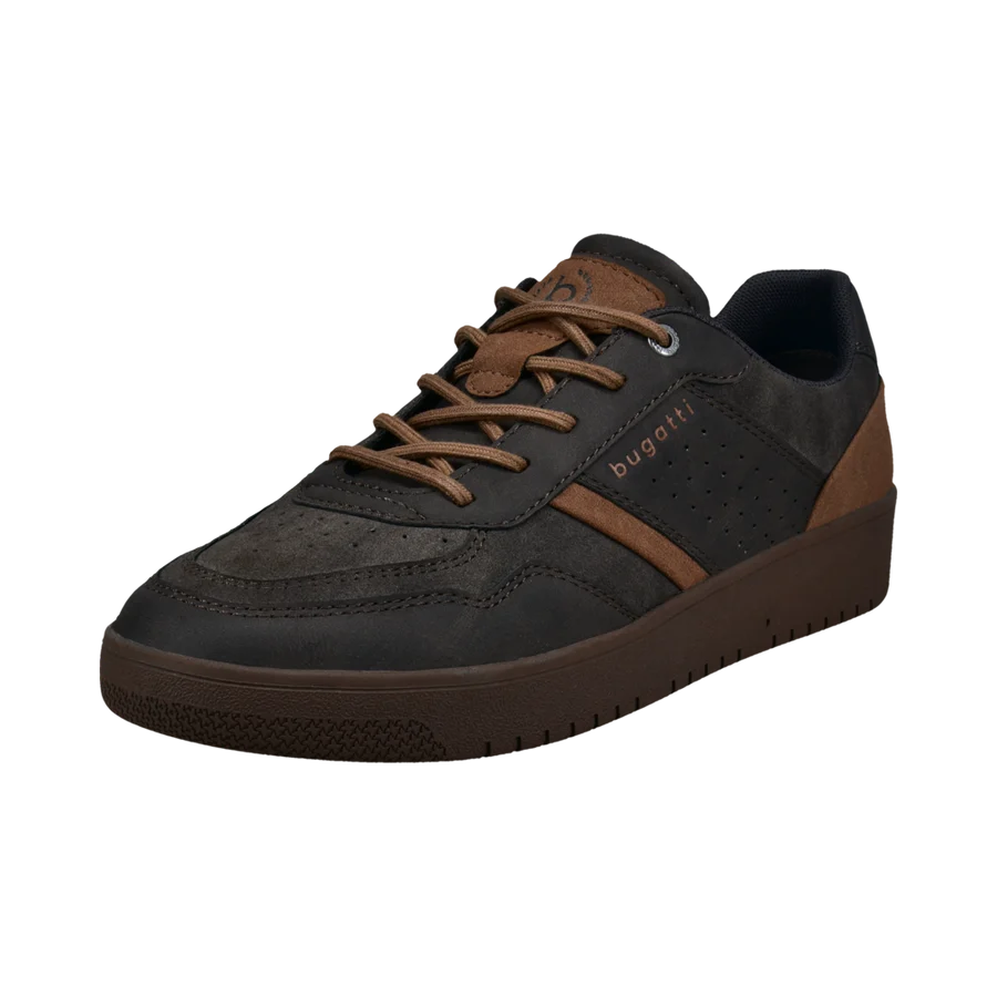 bugatti llopart sneaker dark brown.