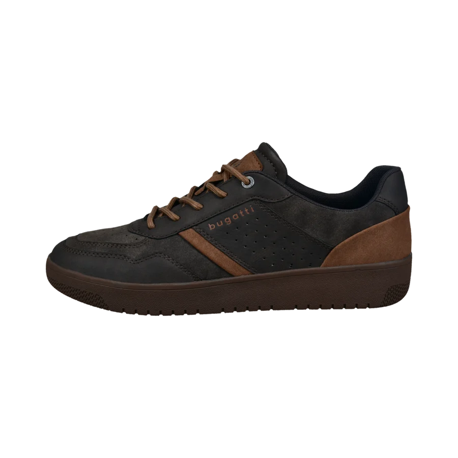 bugatti llopart sneaker dark brown.