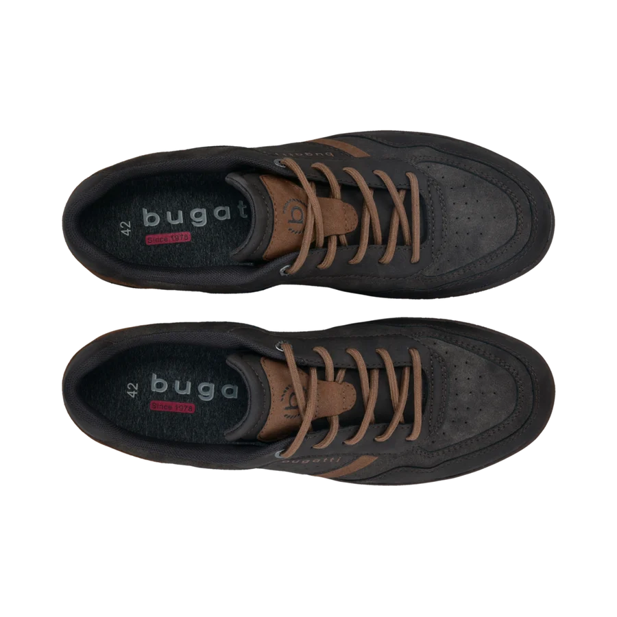 bugatti llopart sneaker dark brown.