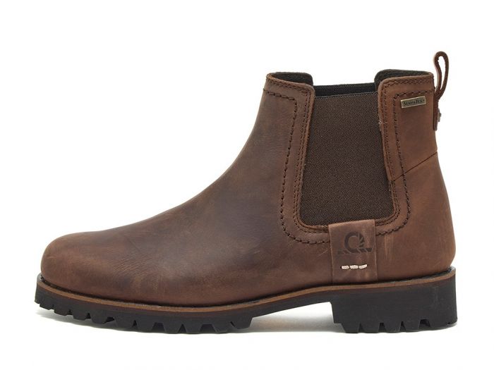 Southill II - Premium Leather Chocolate Brown Waterproof Chelsea Boots