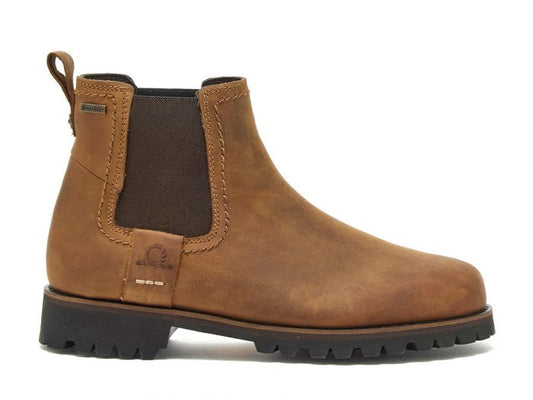 Southill II - Premium Leather Walnut Brown Waterproof Chelsea Boots