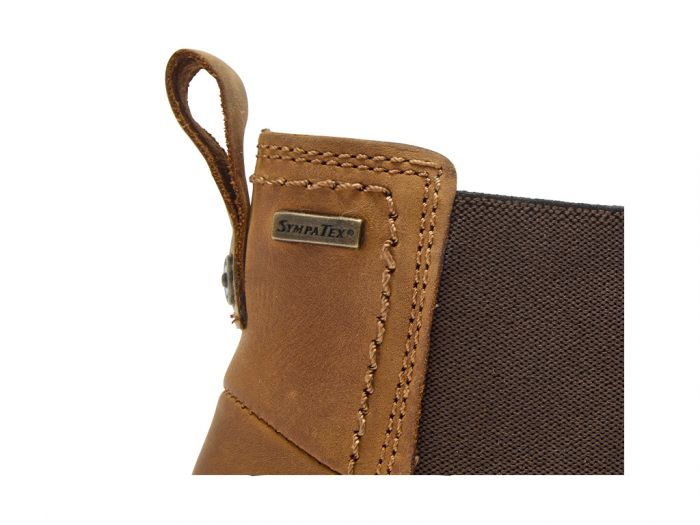 Southill II - Premium Leather Walnut Brown Waterproof Chelsea Boots