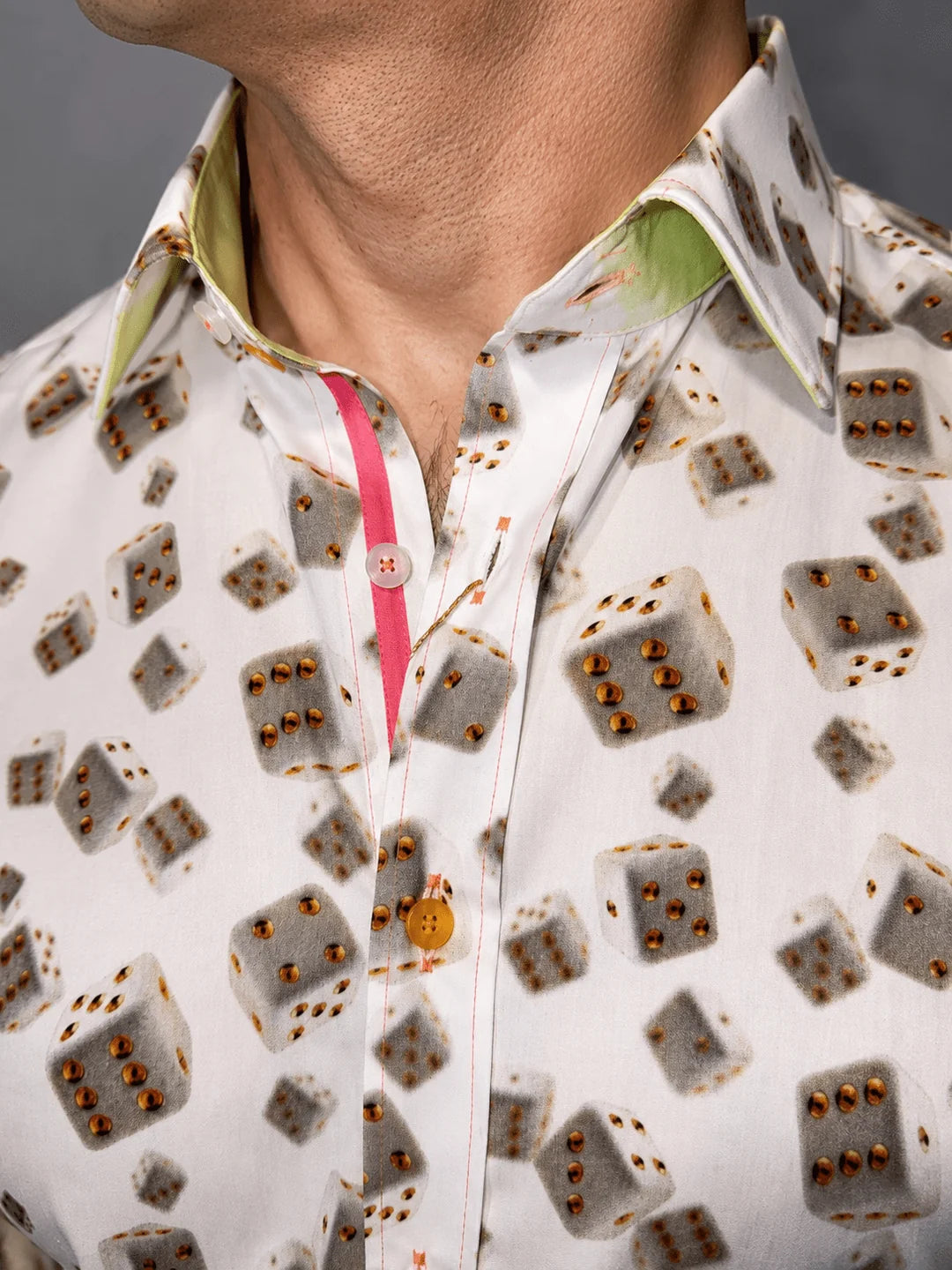 Lucky Dice White/Gold Shirt