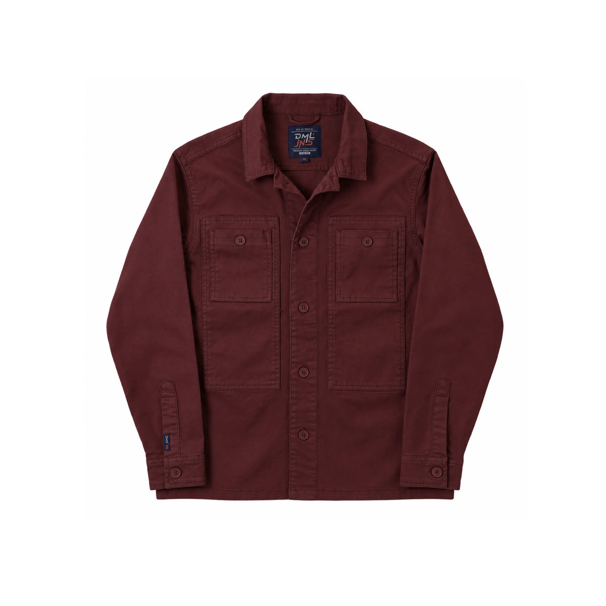 Dexter Casual Overshirt in Wine.