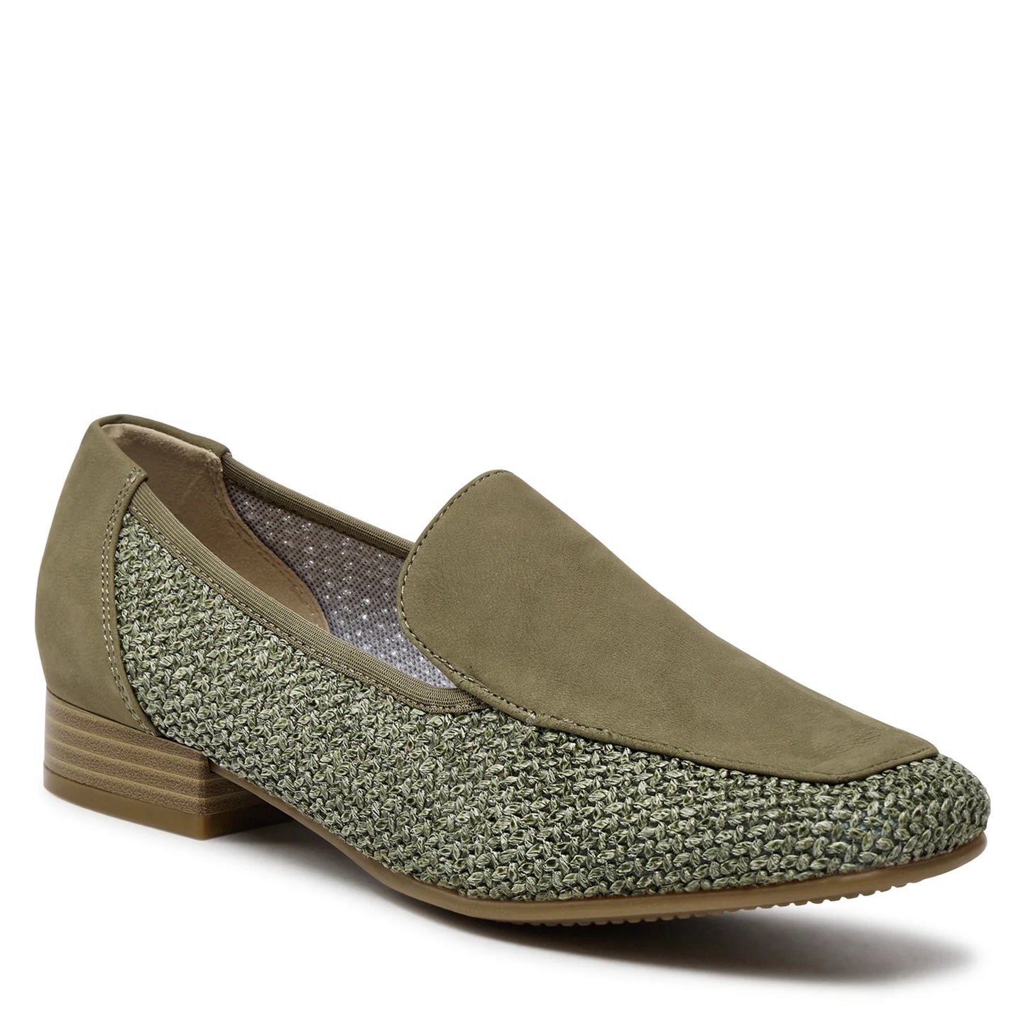 Caprice Cactus Green Loafer.