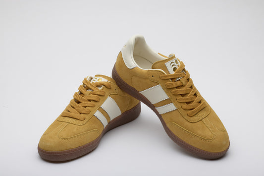 Bomber Low Vitello/suede Giallo/Bianco