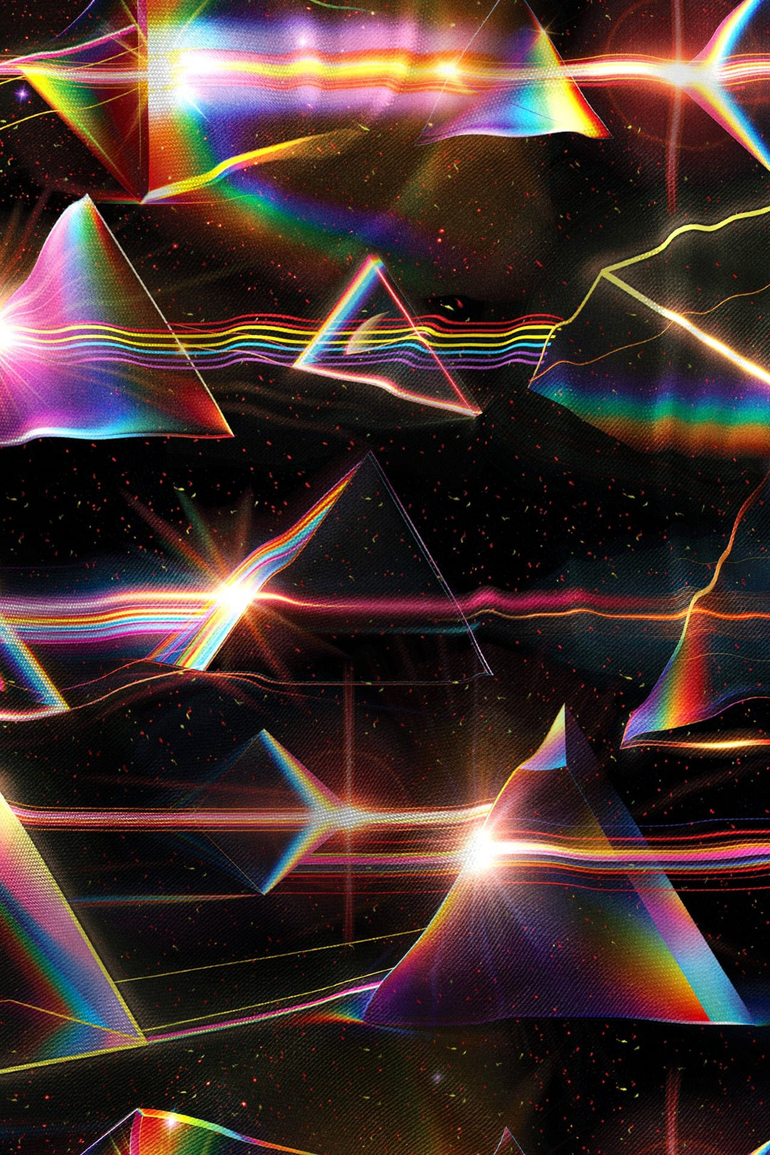 Black Prism Spectrum Print Shirt - CP8057