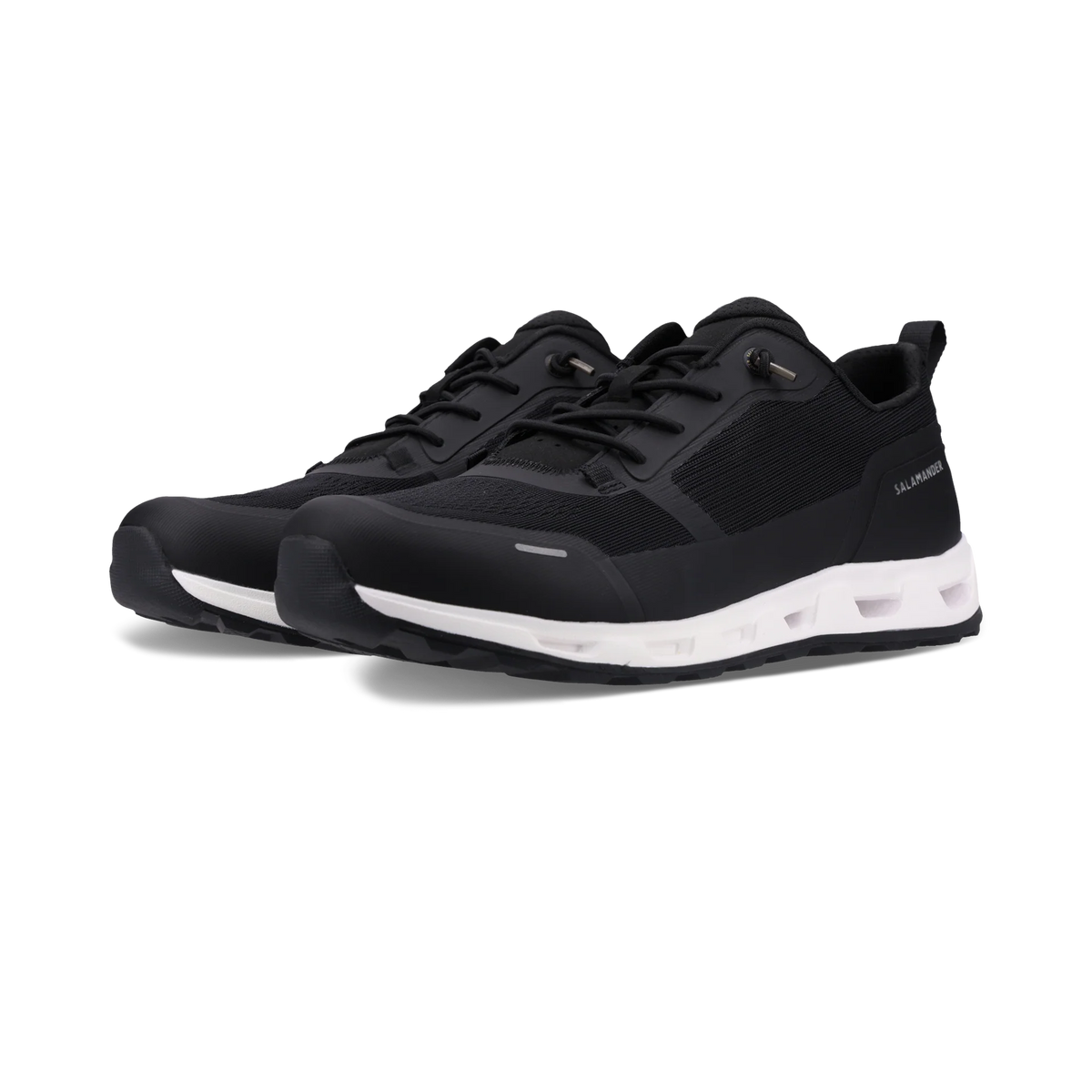 Salamander AST02 Black Elasticated Lace Sneaker