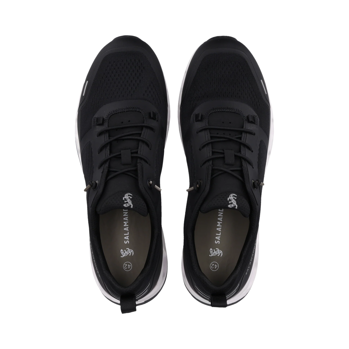 Salamander AST02 Black Elasticated Lace Sneaker