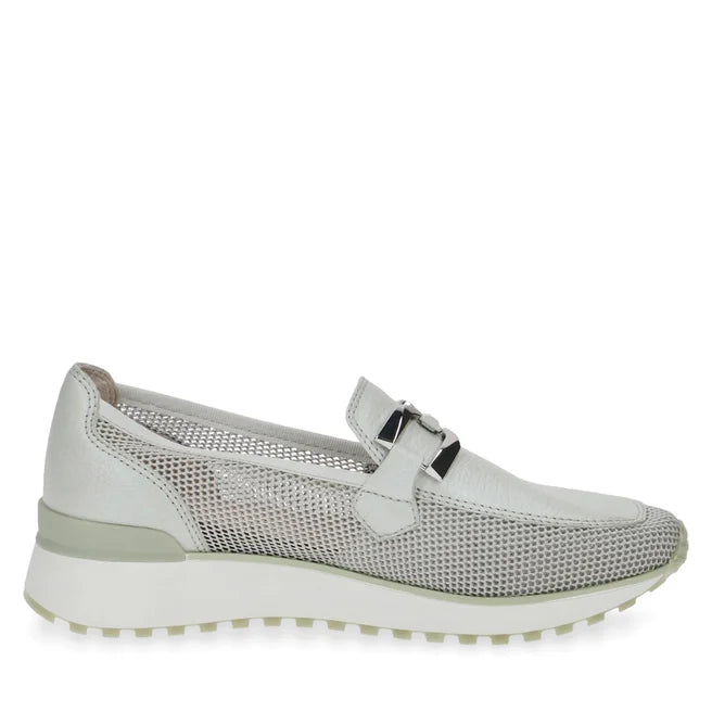 Caprice Mint Comb Leather Sporty Loafer. Only size 4 left.