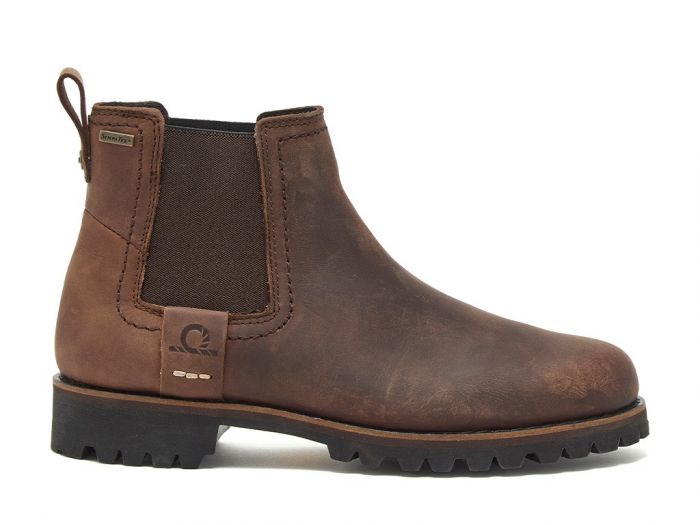 Southill II - Premium Leather Chocolate Brown Waterproof Chelsea Boots