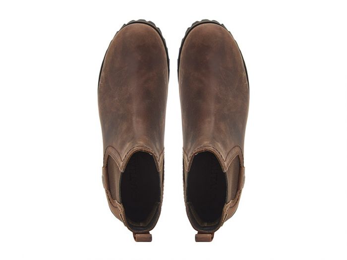 Southill II - Premium Leather Chocolate Brown Waterproof Chelsea Boots