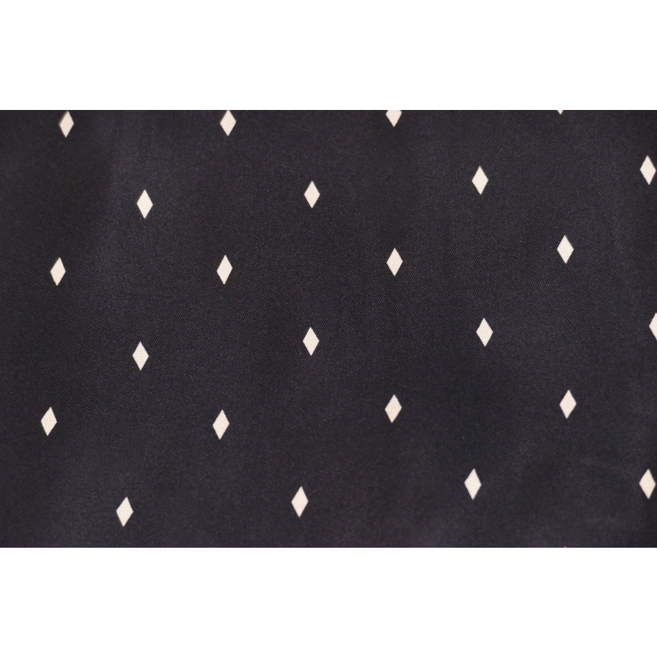 Jeffery West The Jewel Black Silk Scarf
