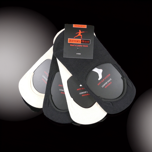 Jeffery West Loafer Socks 4pk