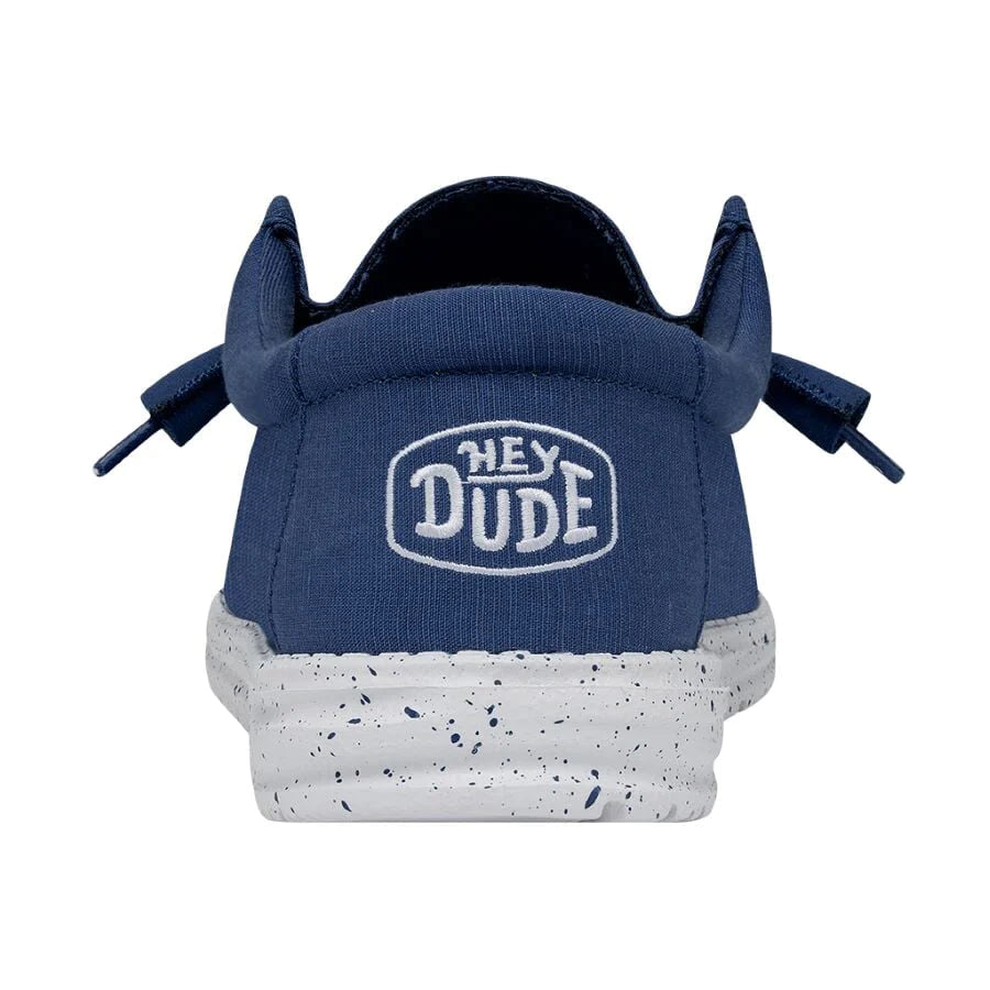 Hey Dude Wally Slub Canvas True Blue