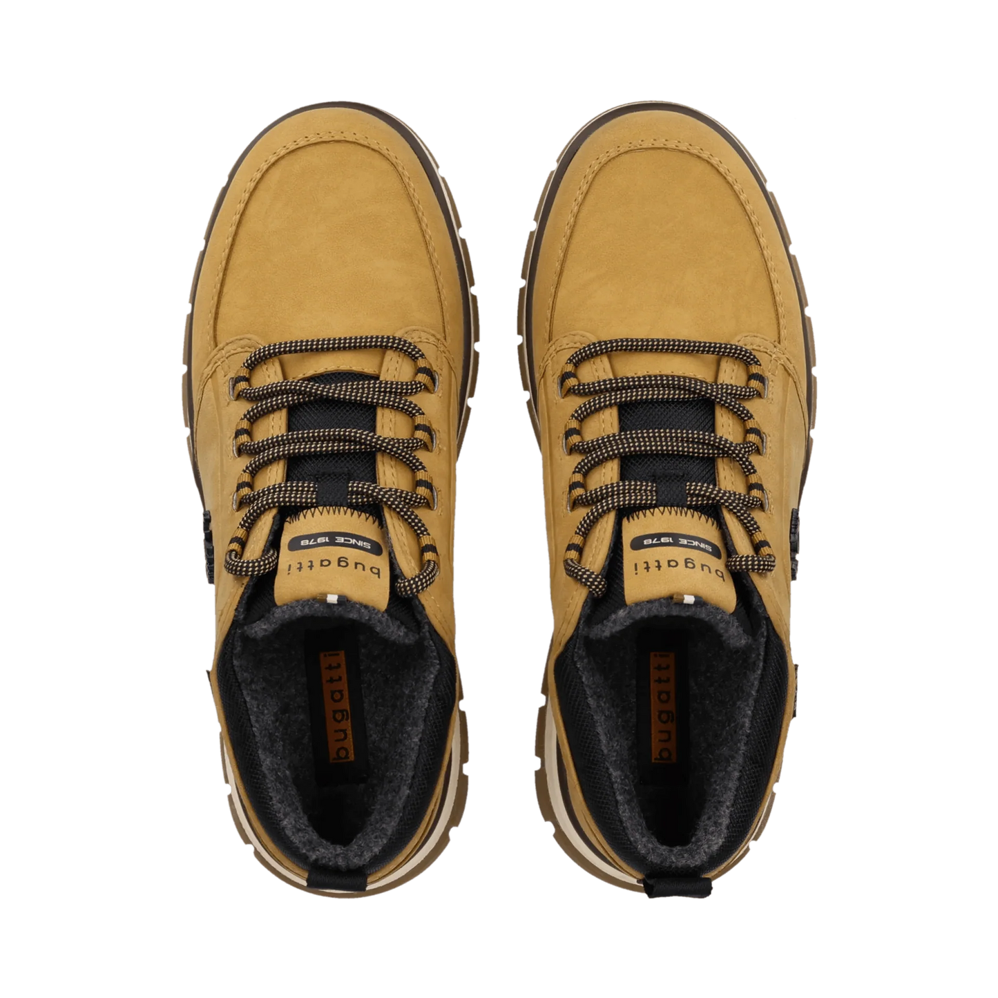 Water Resistant Bernia Lace Up Yellow Boot