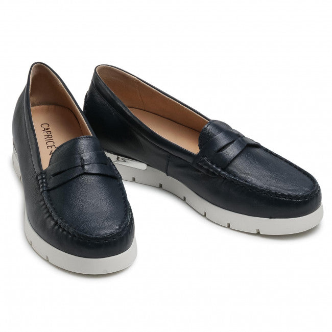 Caprice Ocean Nappa slip on Moccasin. Only size 6 left.