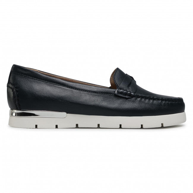 Caprice Ocean Nappa slip on Moccasin. Only size 6 left.