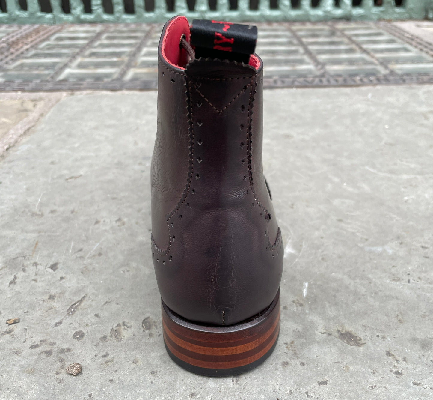 Jeffery West Warney 'Page' Rustik Dark Brown Boot