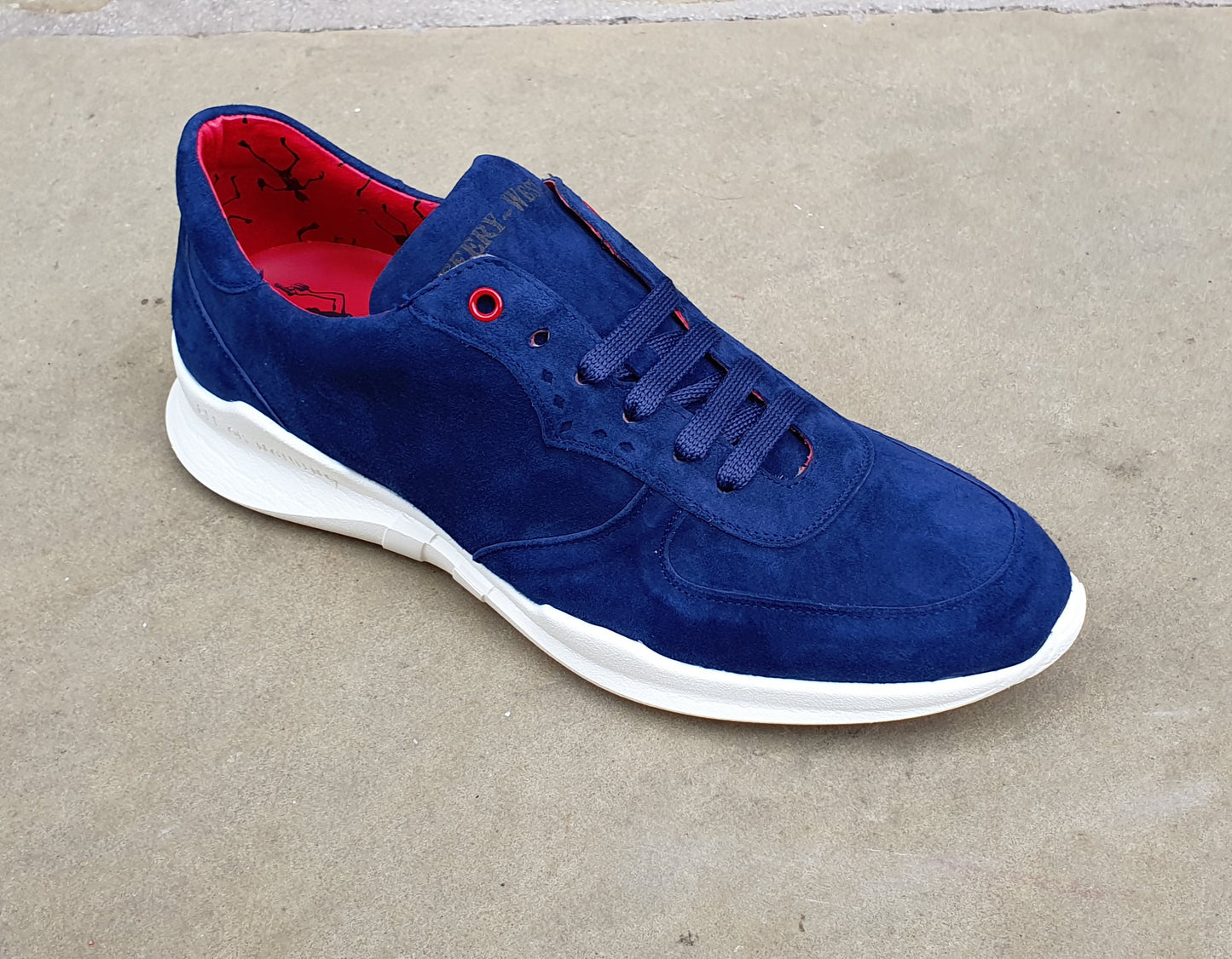 Romeo Suede Blue Size 7 Only