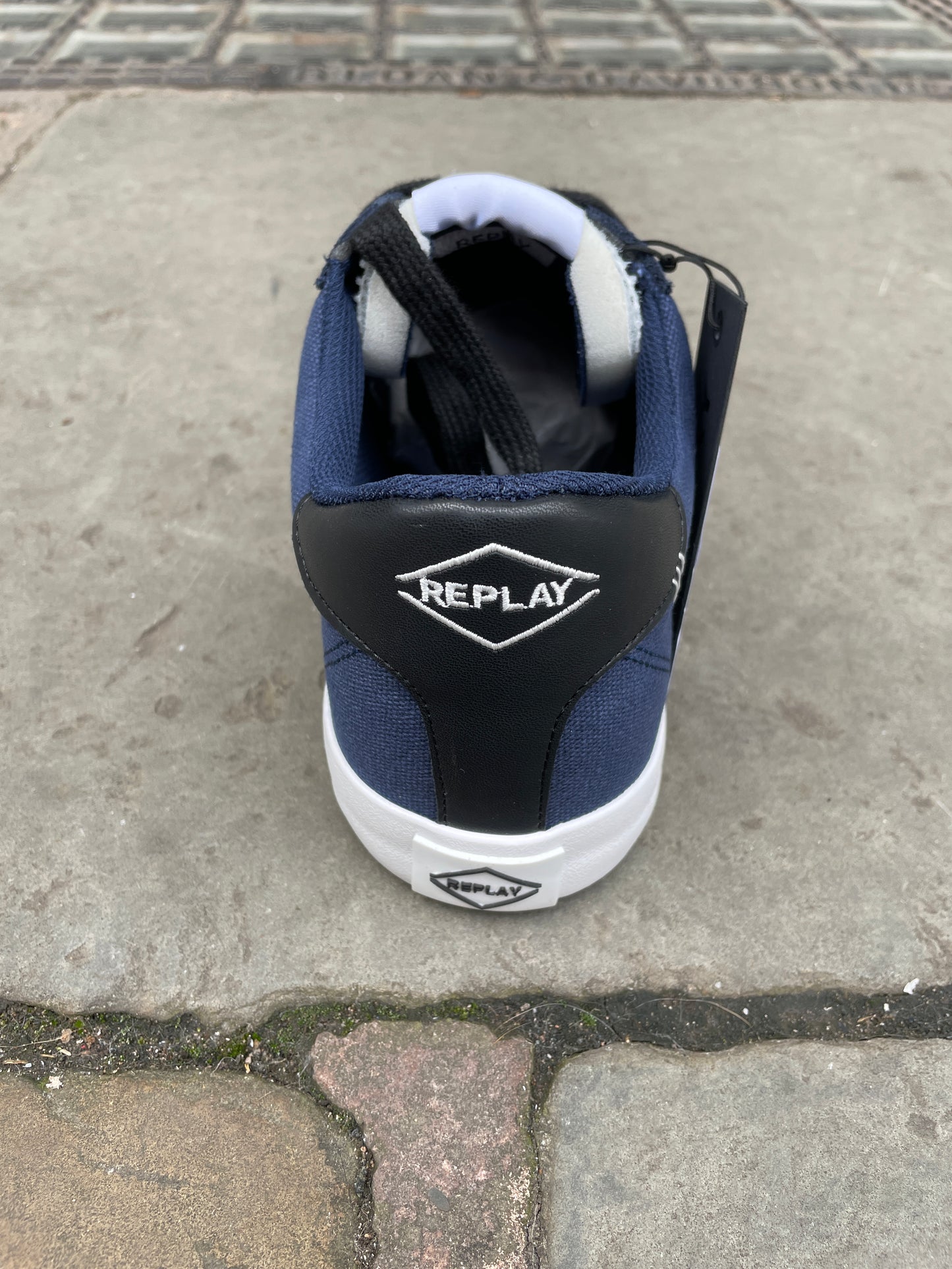 Replay College Fame Navy Sneaker GMVII