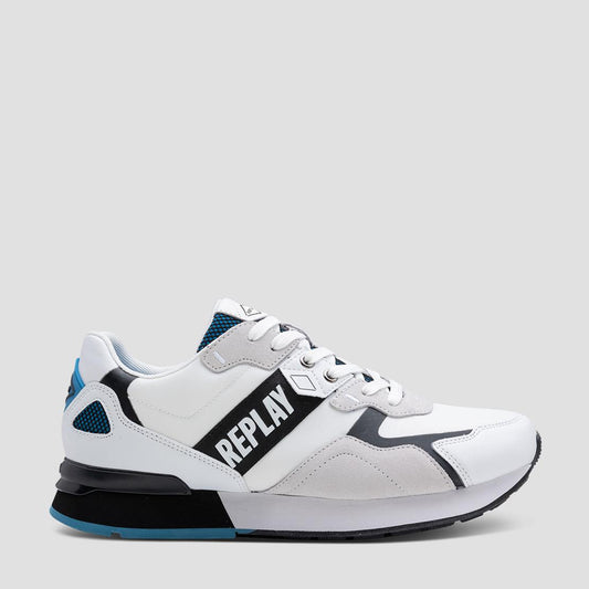 REPLAY "Adrien Game 3" RS1D0048T White/Blue