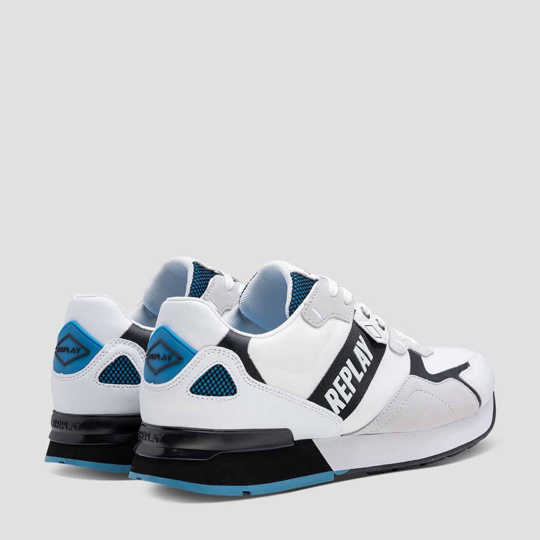 REPLAY "Adrien Game 3" RS1D0048T White/Blue