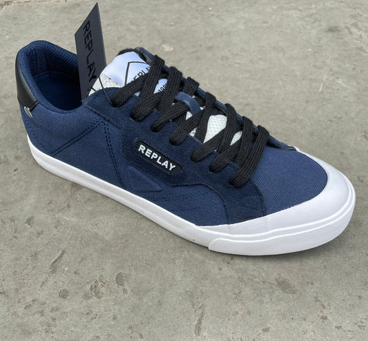 Replay College Fame Navy Sneaker GMVII