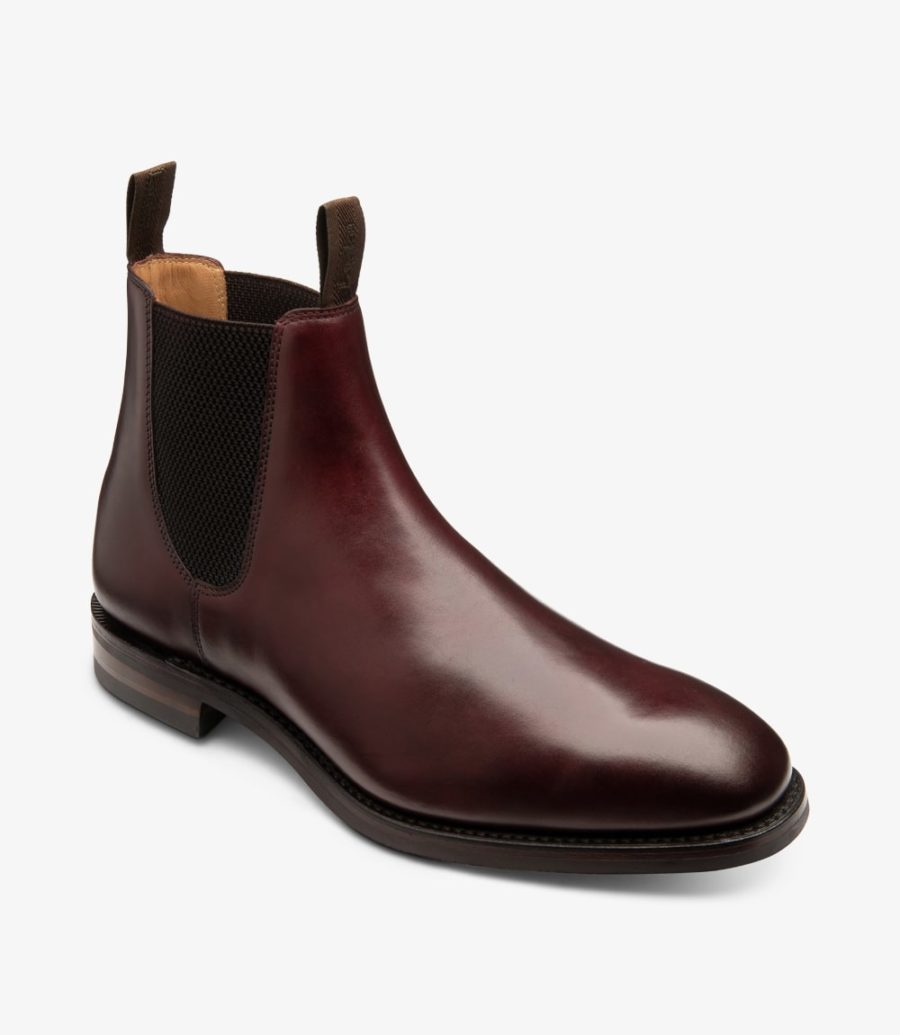 Loake Chatsworth Dainite Chelsea Boot Burgundy