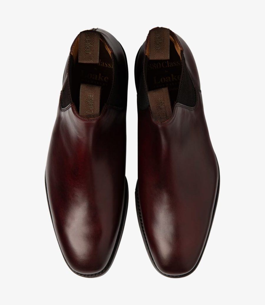 Loake Chatsworth Dainite Chelsea Boot Burgundy