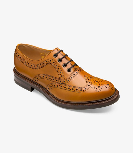 Loake Edward Tan Calf Leather Brogue