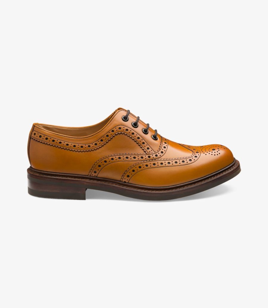 Loake Edward Tan Calf Leather Brogue