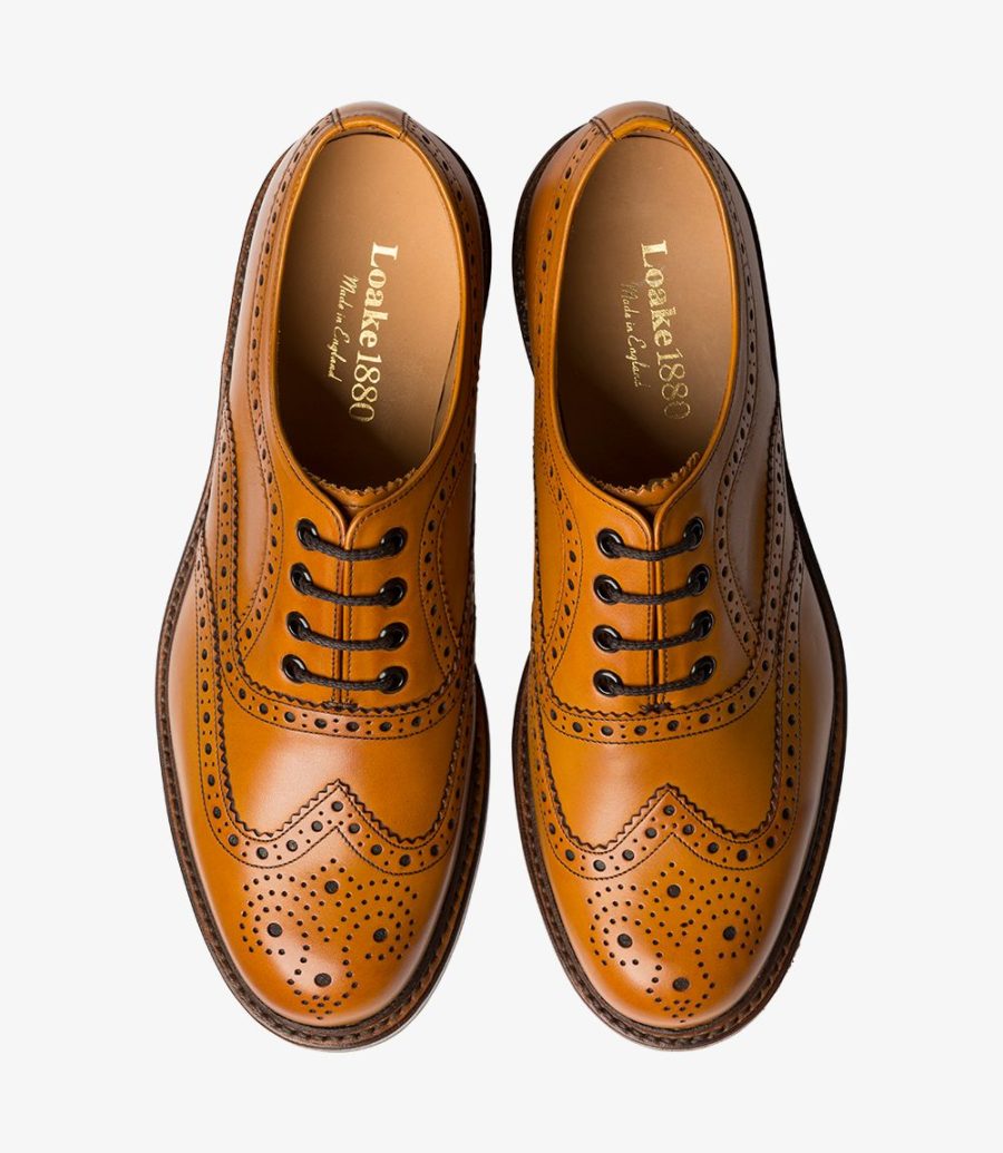 Loake Edward Tan Calf Leather Brogue