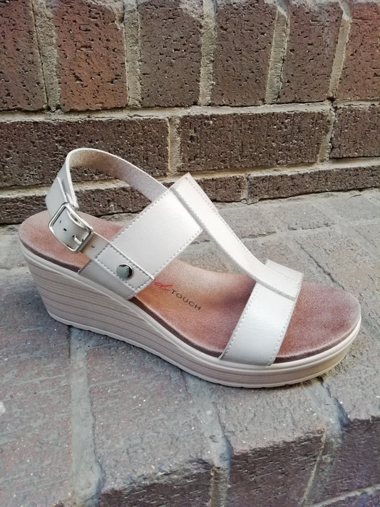 Xti Grey Pu Sandal. Only sizes 4 and 8 left.