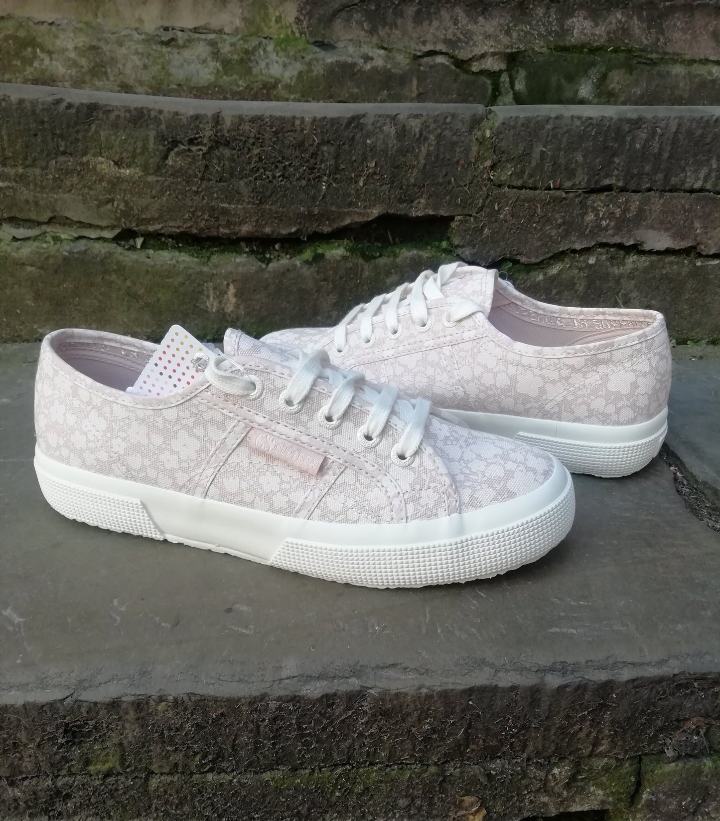 Superga Cotu White Avorio Pink Skin.