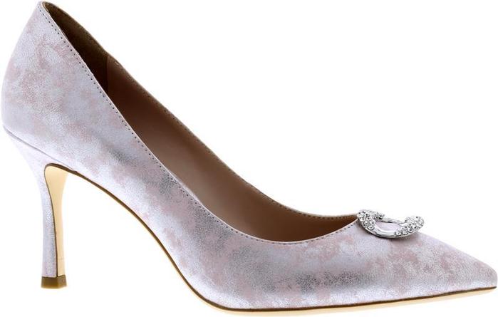 Capollini Judi Pink court shoe.