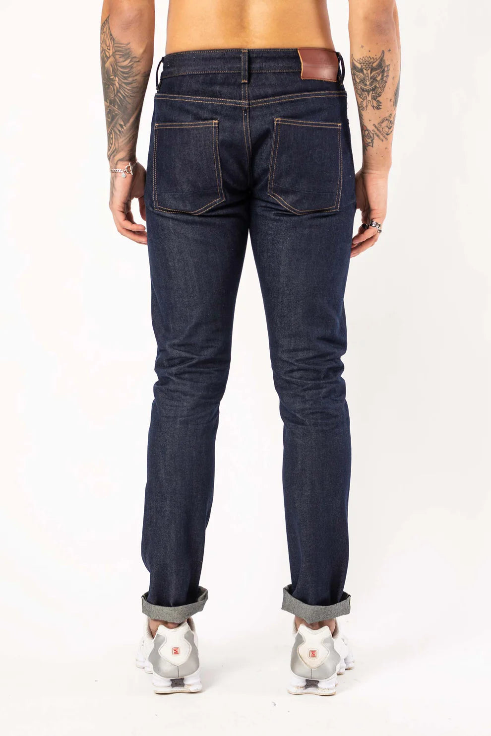 DML "Klondike" Slim Selvedge Jeans in Dark Wash