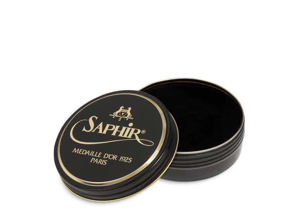 Saphir MDO Pate de Luxe Shoe Polish Wax - Dark Brown