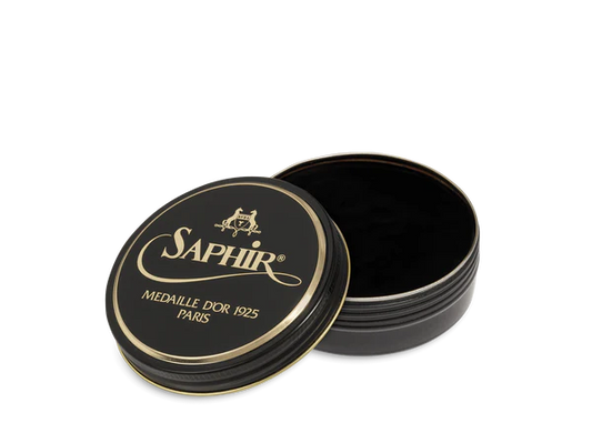 Saphir MDO Pate de Luxe Shoe Polish Wax - Dark Brown