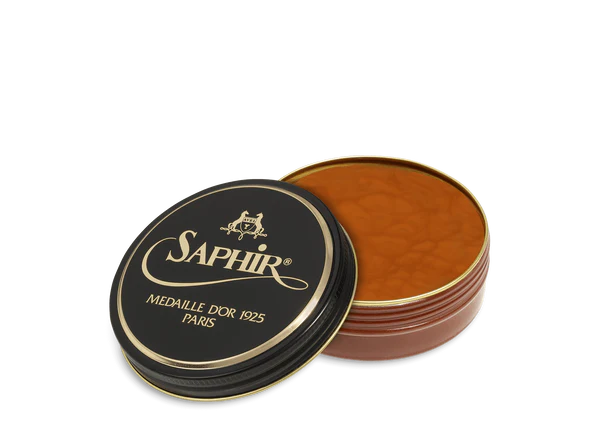 Saphir MDO Pate de Luxe Shoe Polish Wax - Light Brown