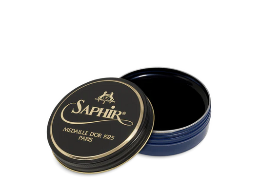 Saphir MDO Pate de Luxe Shoe Polish Wax - Navy Blue