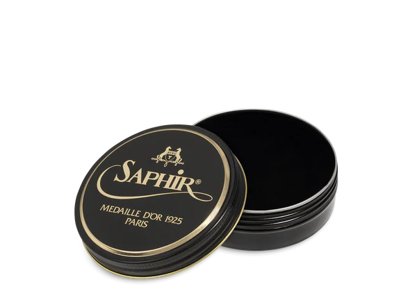 Saphir MDO Pate de Luxe Shoe Polish Wax - Black