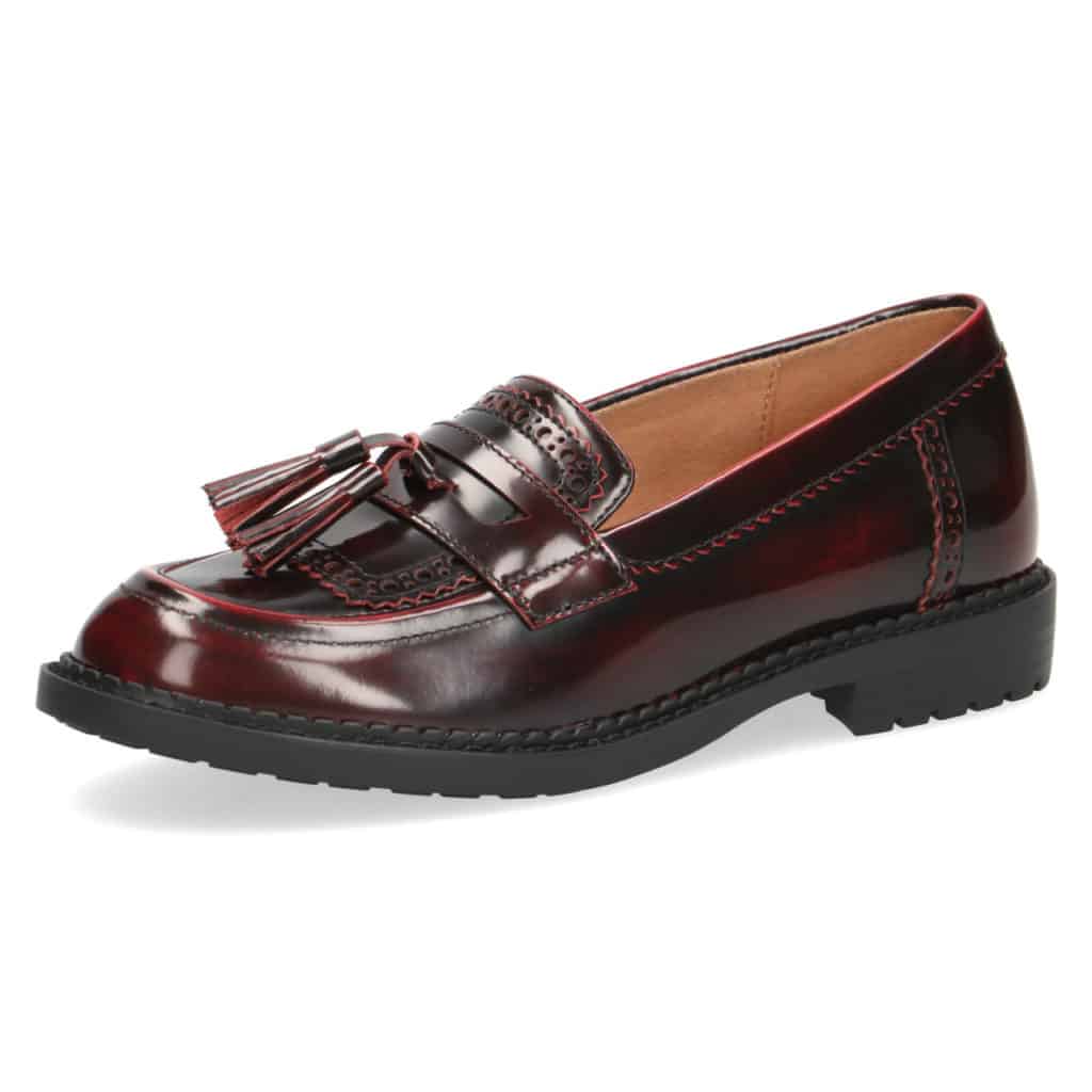 Caprice Red Bush Loafer. Only sizes 3.5 and 4 left.