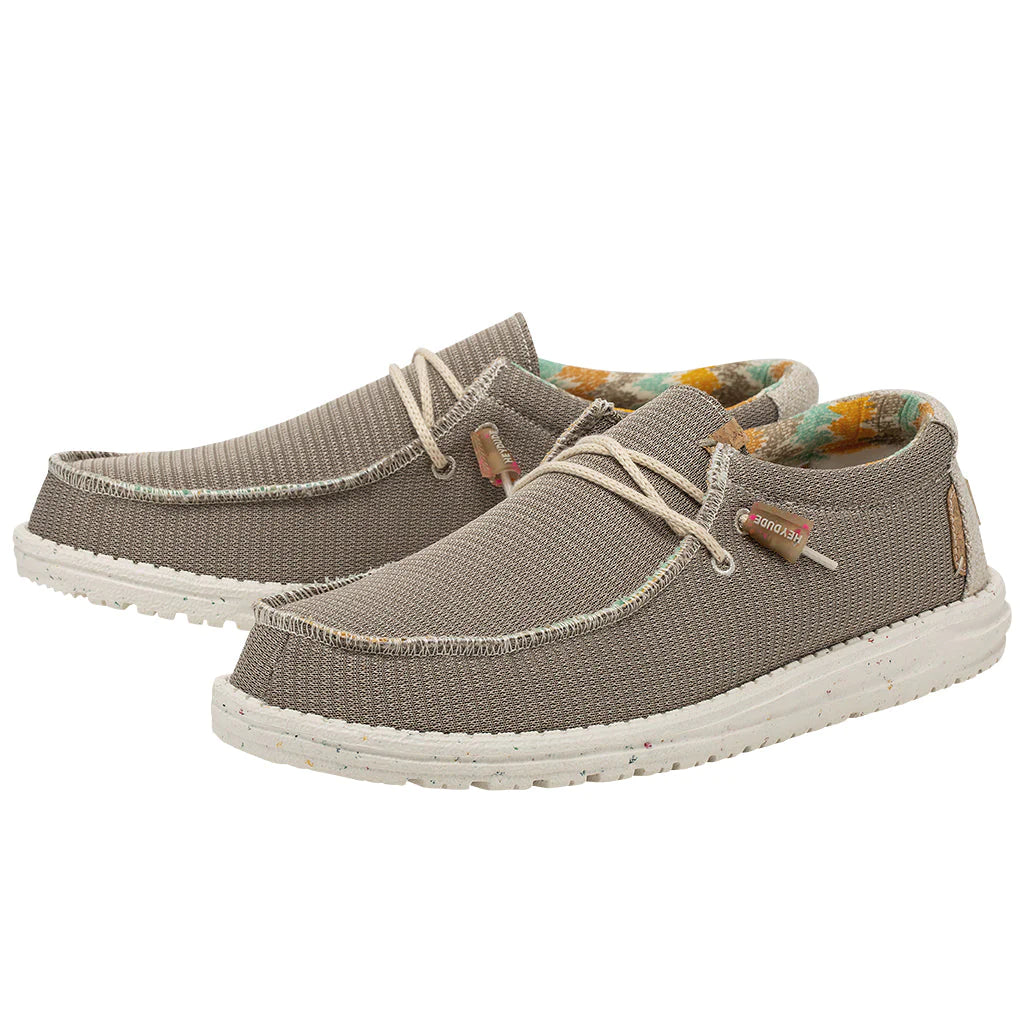 Hey Dude Wally Knit Desert Brown