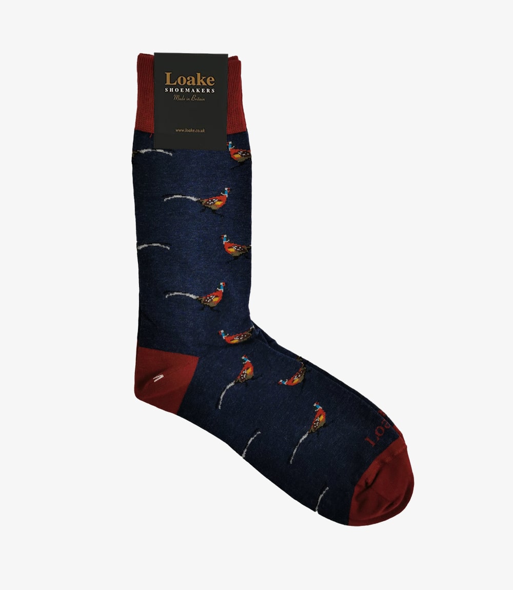 Loake Pheasant Cotton Navy