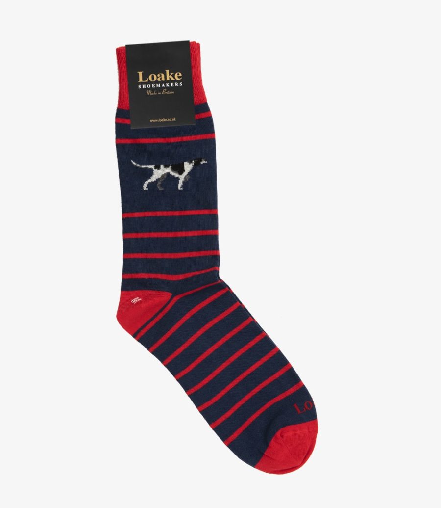 Loake Socks Pointer Navy