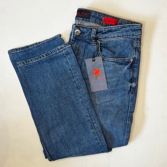 DML "Alaska" Straight Jeans in Mid Blue