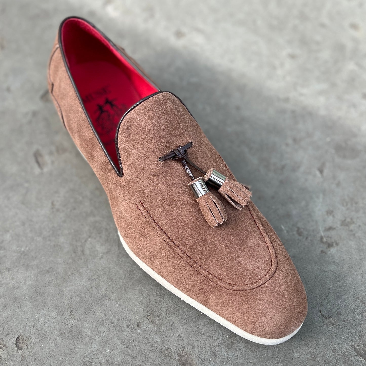 Jeffery West Texas Tassle Loafer Vision Velour